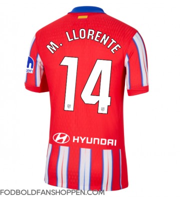 Atletico Madrid Marcos Llorente #14 Hjemmebanetrøje 2024-25 Kortærmet
